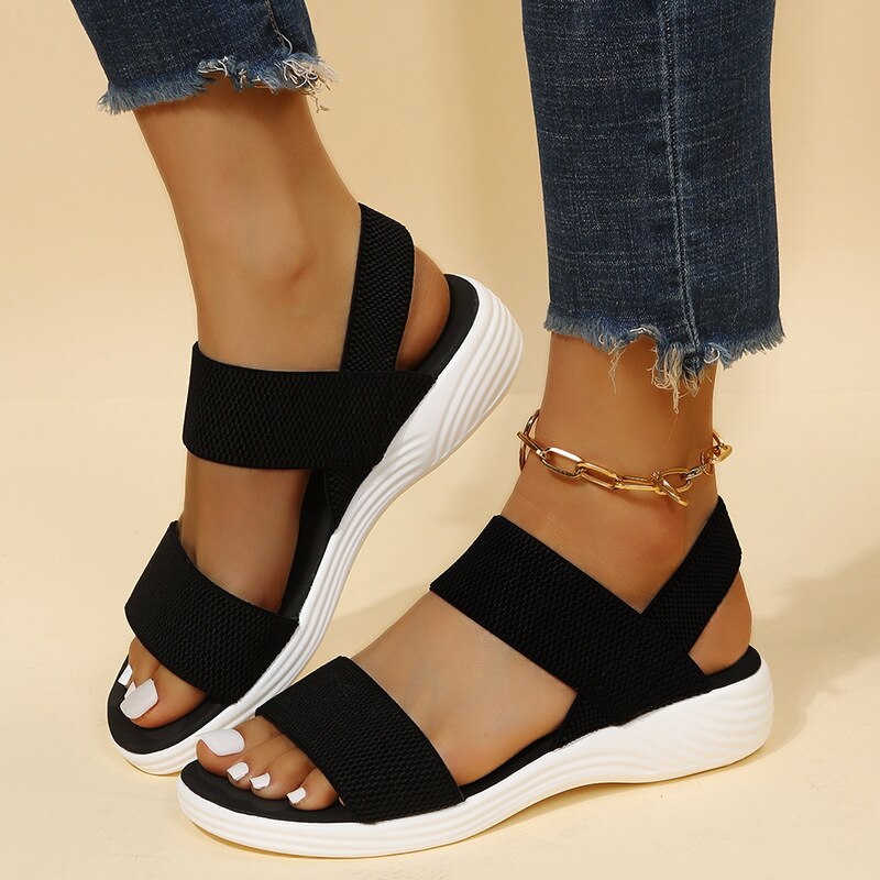 Sandalia Elastic Verão Feminina