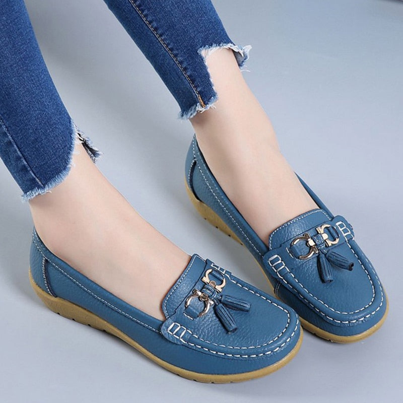 Mocassim Belaço Couro