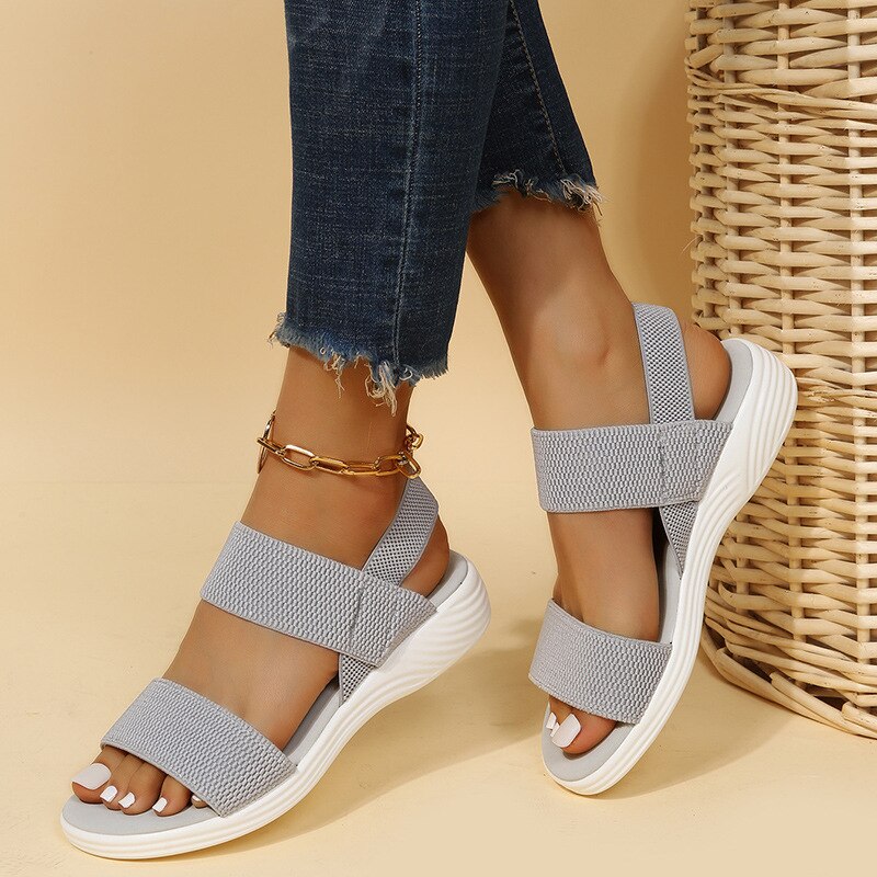 Sandalia Elastic Verão Feminina