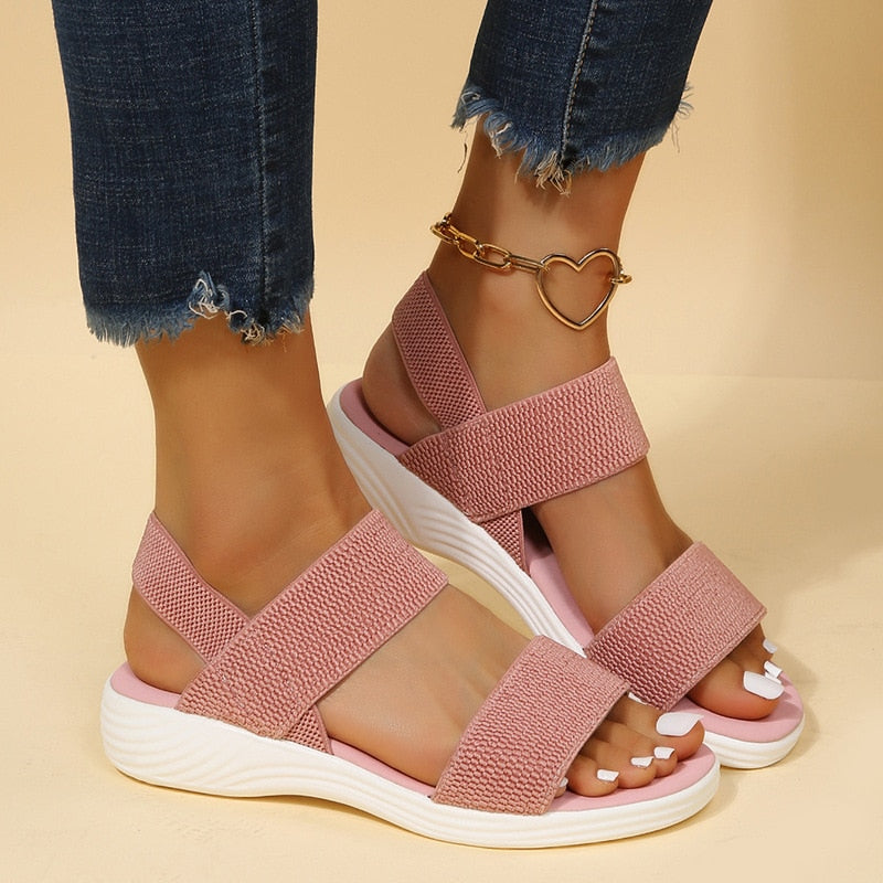 Sandalia Elastic Verão Feminina
