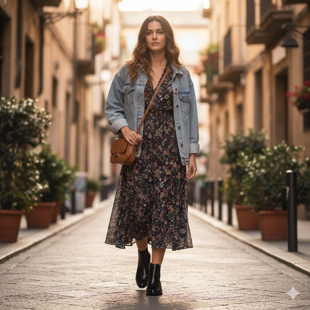 Bota Feminina Chelsea Preta em Couro Legítimo Cano Médio