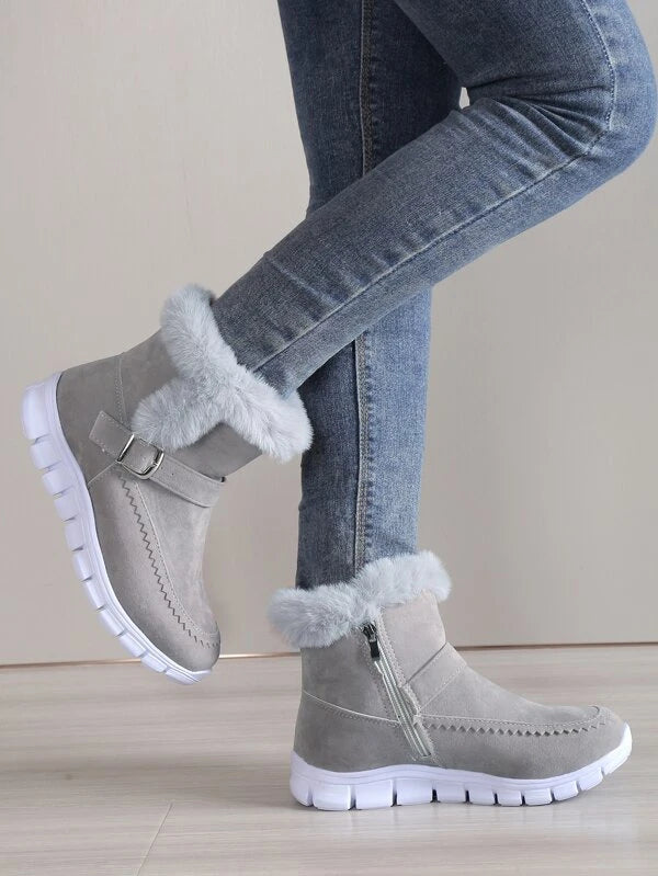 Bota Feminina de Inverno Aveludada - Meggie
