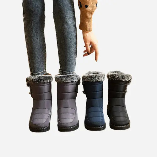 Bota Feminina de Inverno Peluciada Impermeável - Tifany