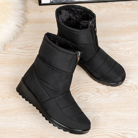 🔥 BLACKFRIDAY - Bota Feminina de Inverno Peluciada Impermeável - Jana