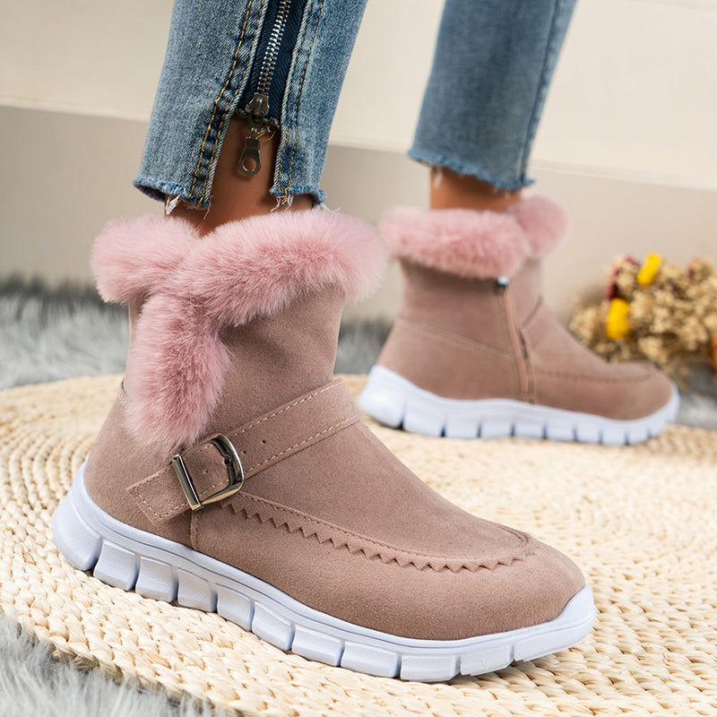 Bota Feminina de Inverno Aveludada - Meggie