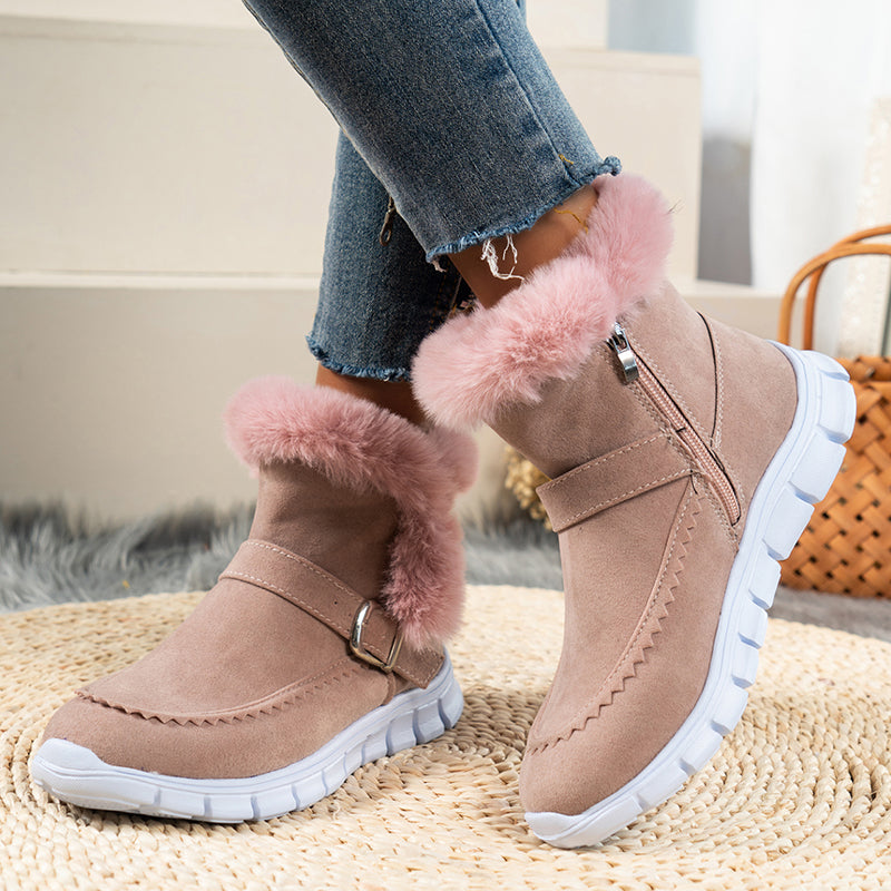 Bota Feminina de Inverno Aveludada - Meggie