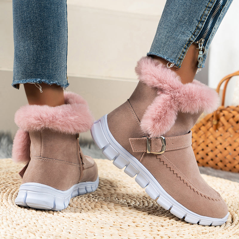 Bota Feminina de Inverno Aveludada - Meggie