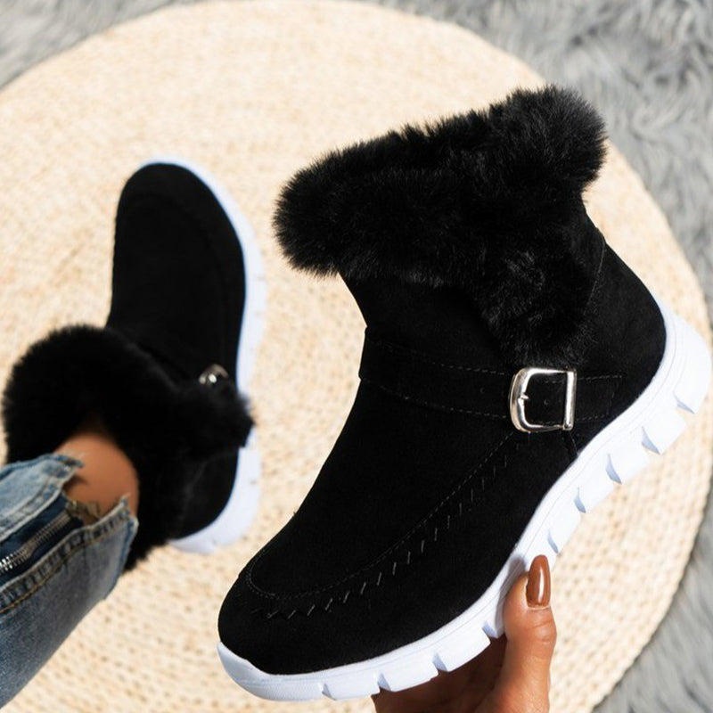Bota Feminina de Inverno Aveludada - Meggie
