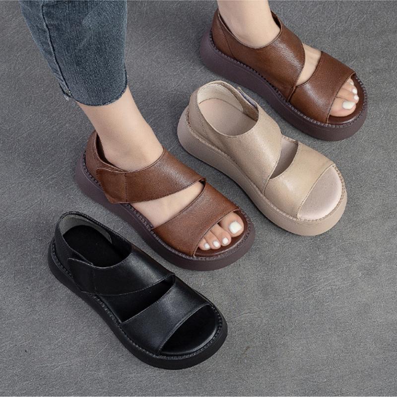 Sandália Flatform Velcro - MaxComfort