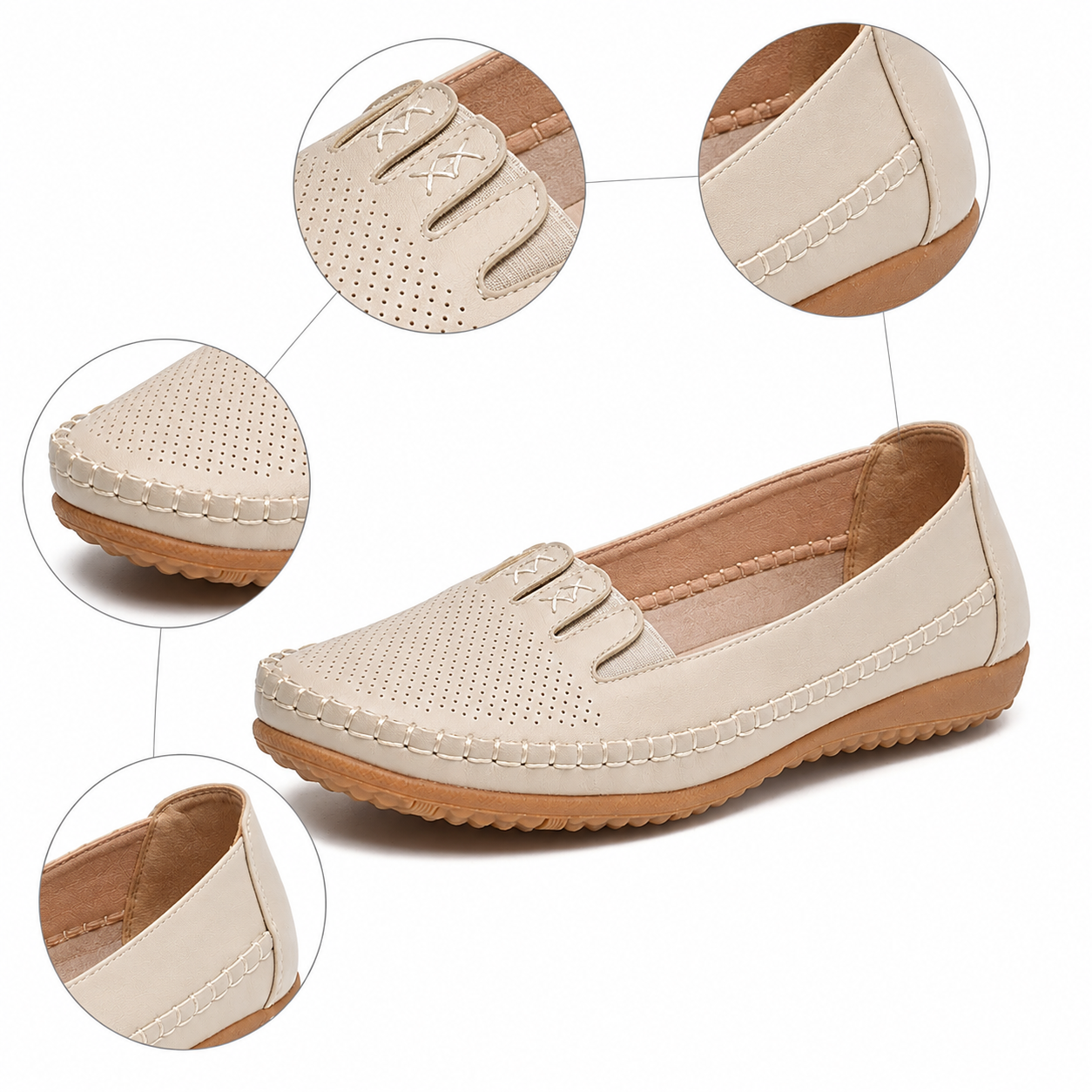 Mocassim Feminino Confortável Respirável - Ultracomfy 2