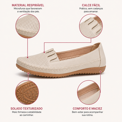 Mocassim Feminino Confortável Respirável - Ultracomfy 2