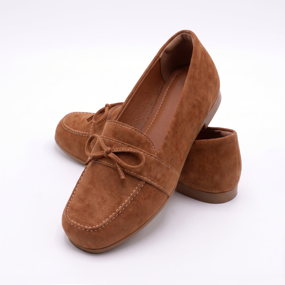 Mocassim Luxo Camurça com Laço – Savona