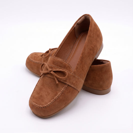 Mocassim Luxo Camurça com Laço – Savona