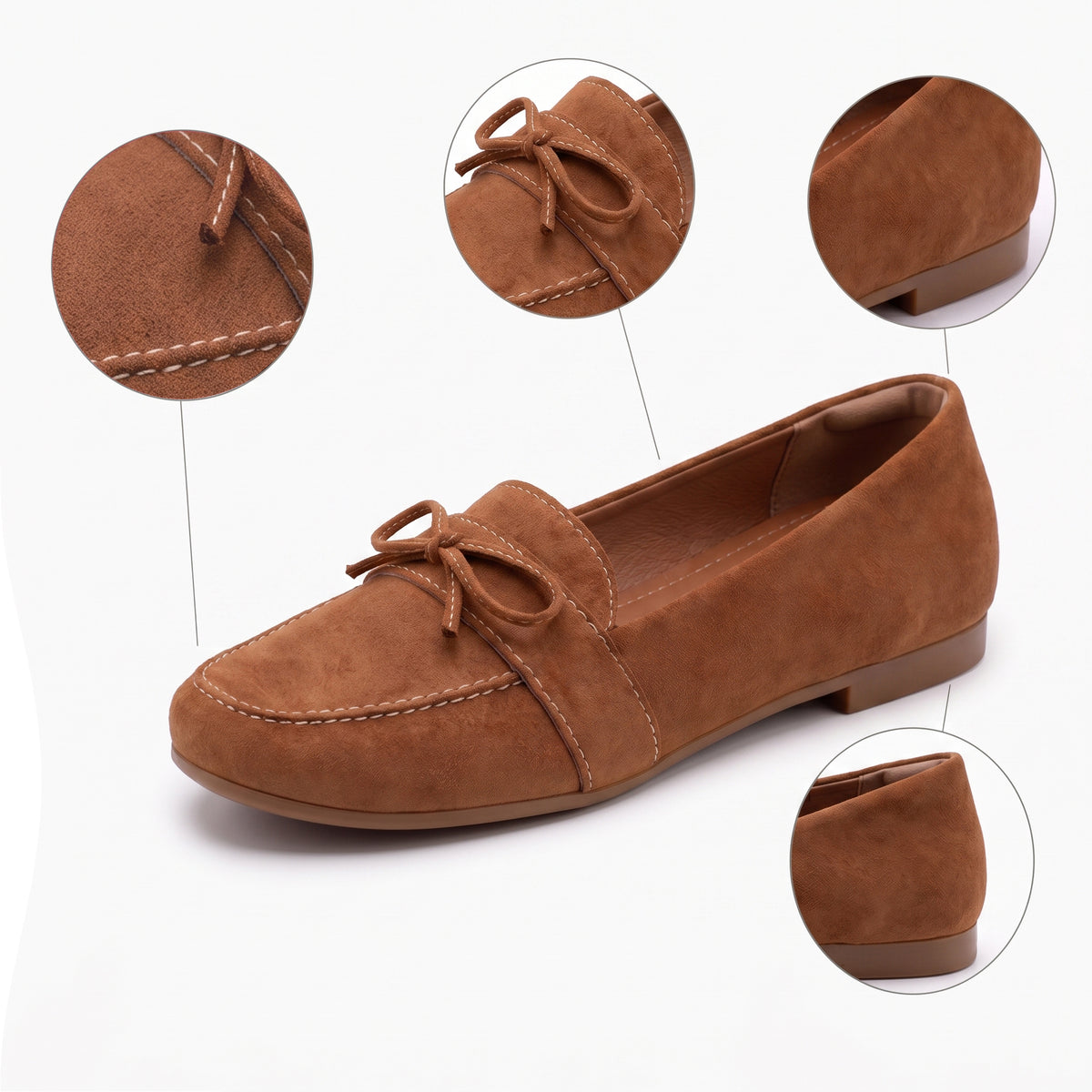 Mocassim Luxo Camurça com Laço – Savona