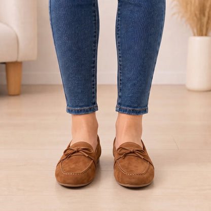 Mocassim Luxo Camurça com Laço – Savona