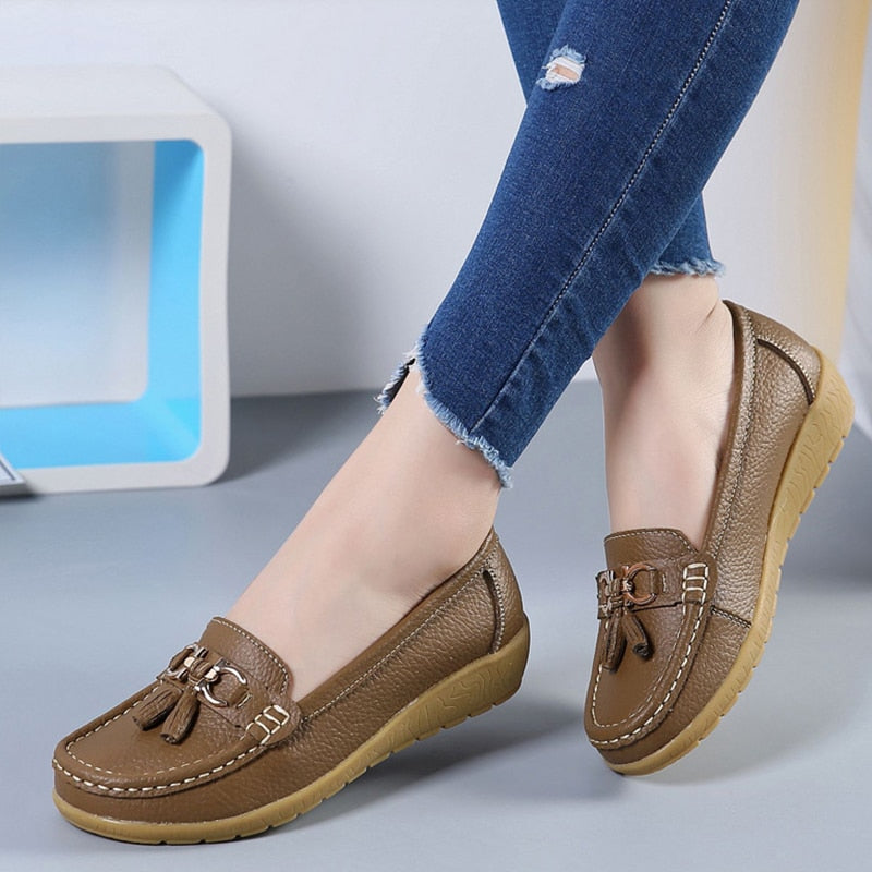 Mocassim Belaço Couro