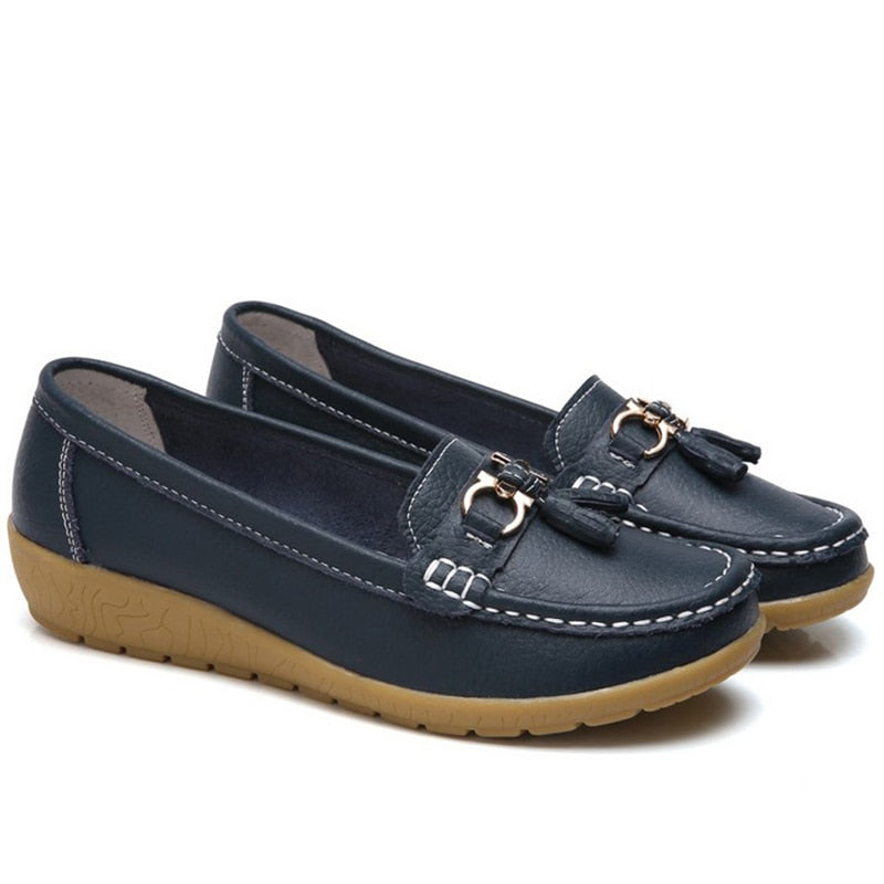 Mocassim Belaço Couro