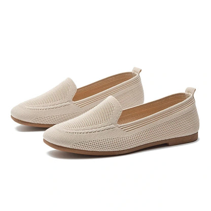 Mocassim Feminino Confortável em Malha Respirável – Siena