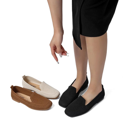 Mocassim Feminino Confortável em Malha Respirável – Siena