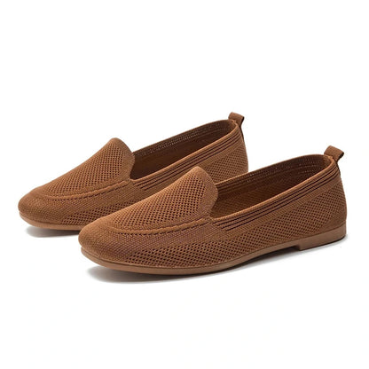 Mocassim Feminino Confortável em Malha Respirável – Siena