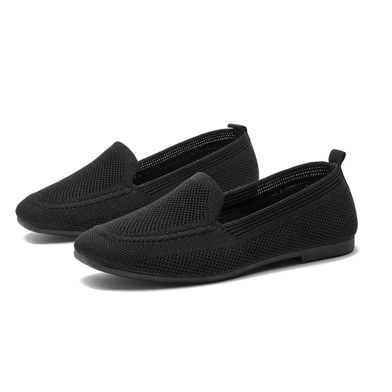 Mocassim Feminino Confortável em Malha Respirável – Siena