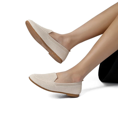 Mocassim Feminino Confortável em Malha Respirável – Siena