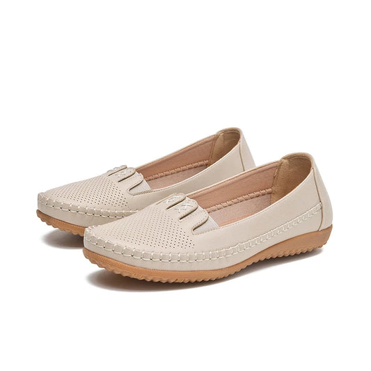 Mocassim Feminino Confortável Couro Respirável - Verona