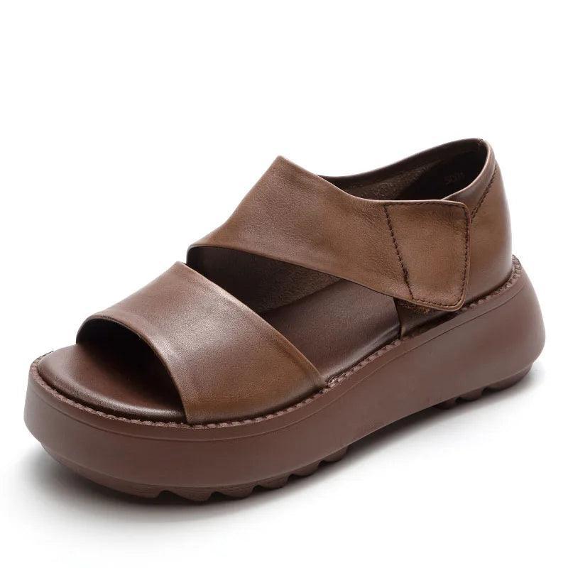 Sandália Flatform Velcro - MaxComfort