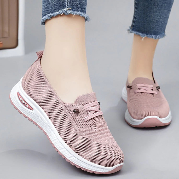 Tênis Feminino Respirável em Mesh AirFlex™ - Calce Fácil e Ultraleve