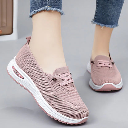 Tênis Feminino Respirável em Mesh AirFlex™ - Calce Fácil e Ultraleve