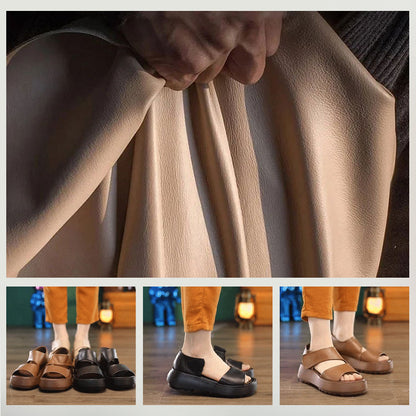 Sandália Flatform Velcro - MaxComfort
