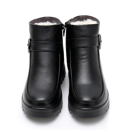 Bota Feminina Couro de Inverno Paris