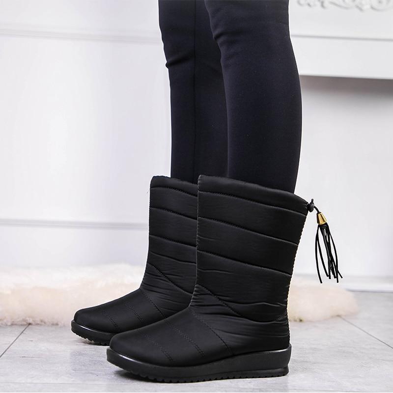 Bota Feminina de Inverno Peluciada Impermeável - Jade