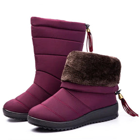 Bota Feminina de Inverno Peluciada Impermeável - Jade